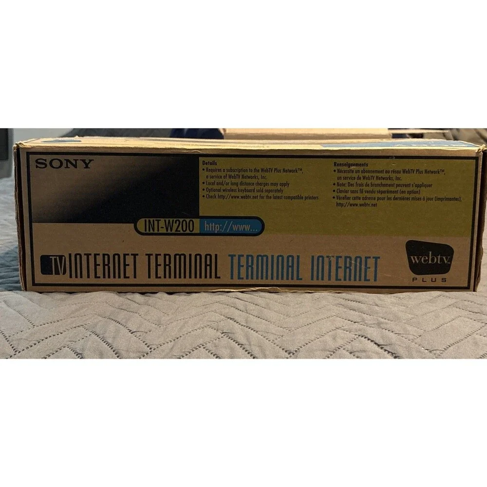 Sony 1998 Vintage WebTV Plus Internet Terminal INT-W200